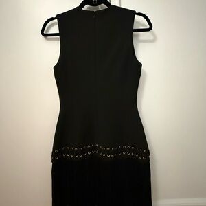 Elizabeth and James Black Backless Dress